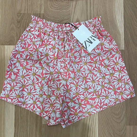 NWT Zara Daisy Shirt And Shorts Set 11/12 13/14 - Picture 3 of 11